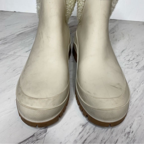 Sam Edelman Lenna Natural Ivory Rain Boot 10M - Picture 11 of 15